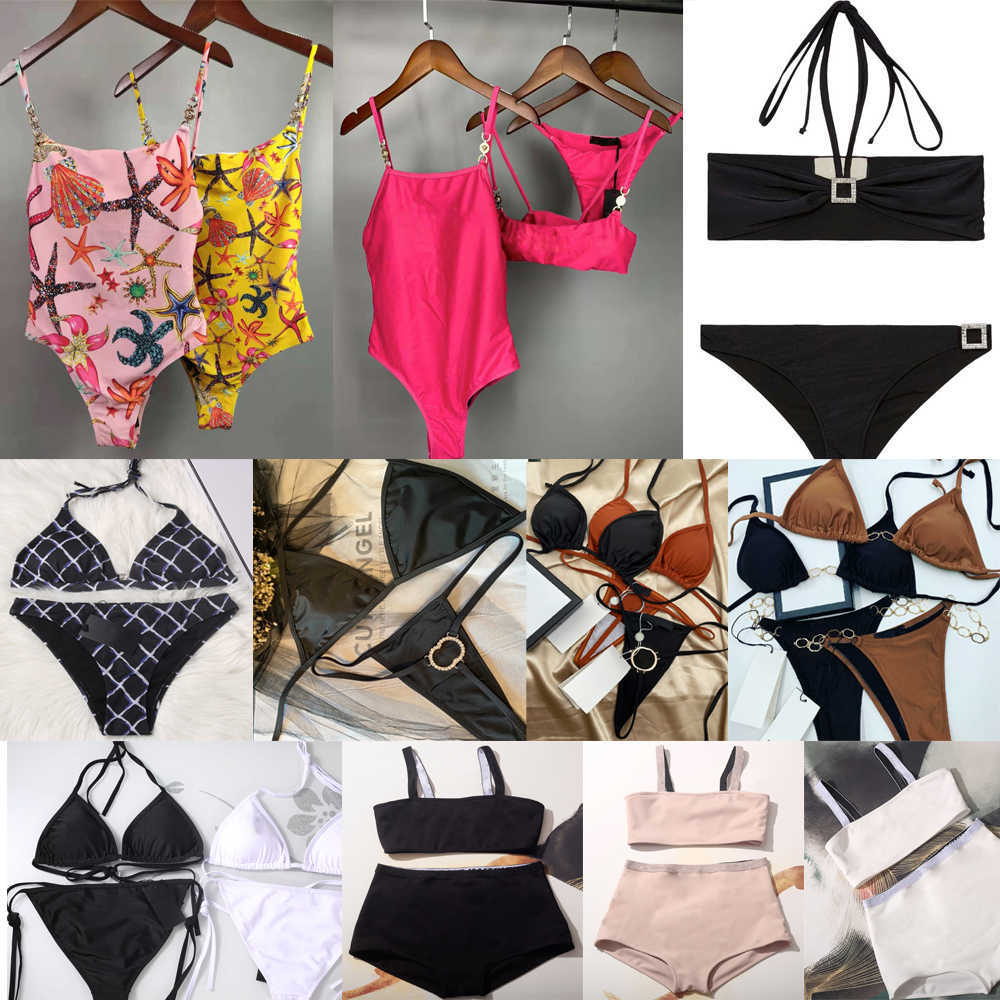 Bikini sexy 2022 Femmes Swimwear Push up Luxury Designer de maillot de bain bikinis set maillot de bain plage de baignoire