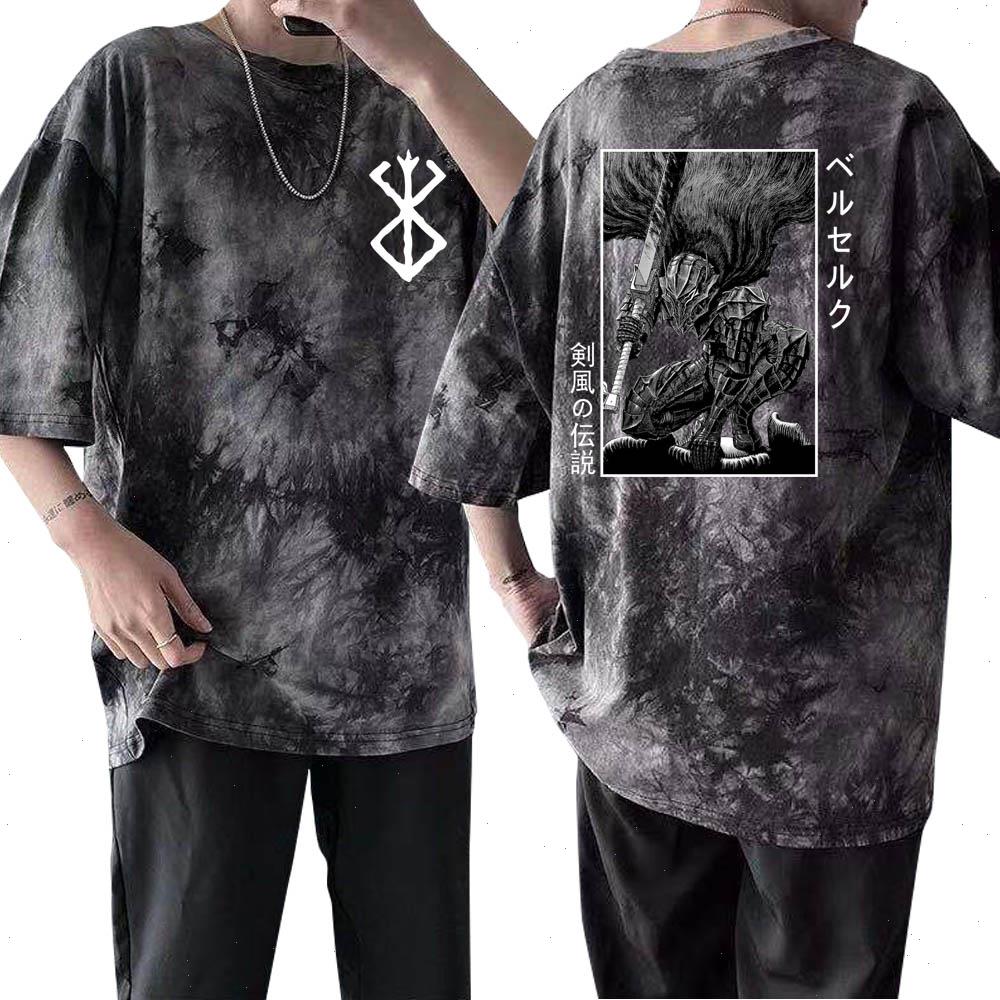 

Berserk Guts T Shirt Men T-shirt Short Sleeve Japanese Anime Tees, Purple