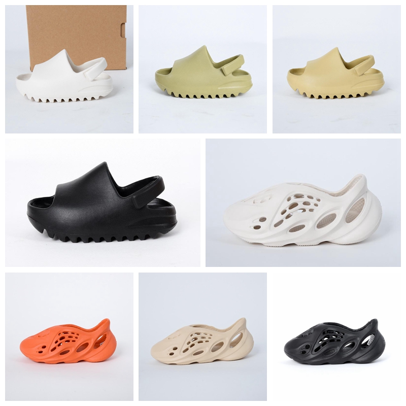 

New closed toe sandals Sandals Top Quality Discount Summer Garden Beach Slide Sandals children shoes waterproof Slipper girls and boys kids Casual with size 24-35, Red