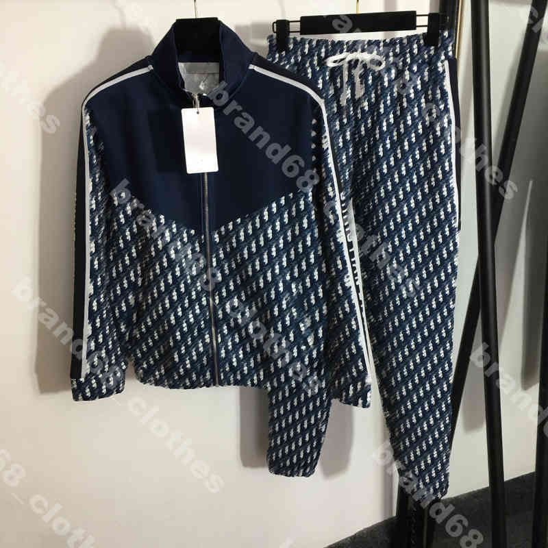 

designer women luxury tracksuits shorts suit sun protection sportswear zipper jacket 2 piece pants d..r brand logo print Long Sleeve trench coat tracksuit