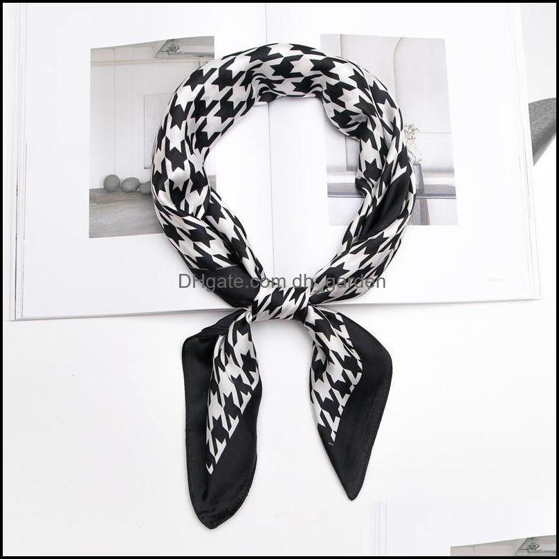 

Scarves Wraps Hats Gloves Fashion Accessories New Satin Square Scarfs In Good Price Out Door Activities L Dhfmm