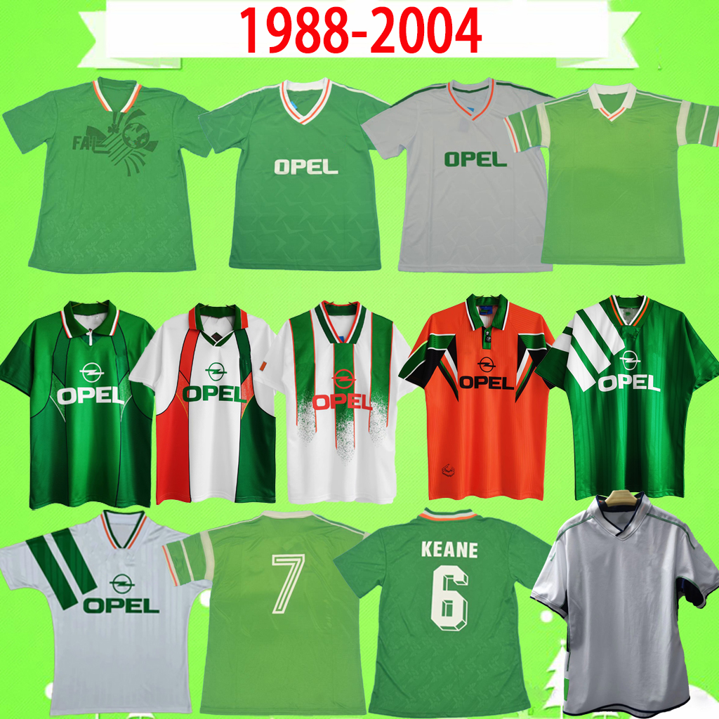 

1988 1990 1992 1994 1996 1998 2004 retro Ireland soccer jersey home away 88 90 94 96 98 04 Irish classic vintage football shirts McGRATH D.KELLY KEANE uniform top quality