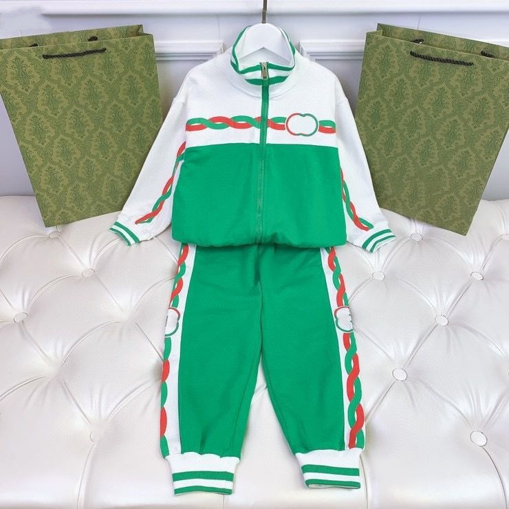 Sets Kid Designer Clothe children Tracksuits Top Sport Two Pieces outfit With Pants 110-160CM-image-793692413