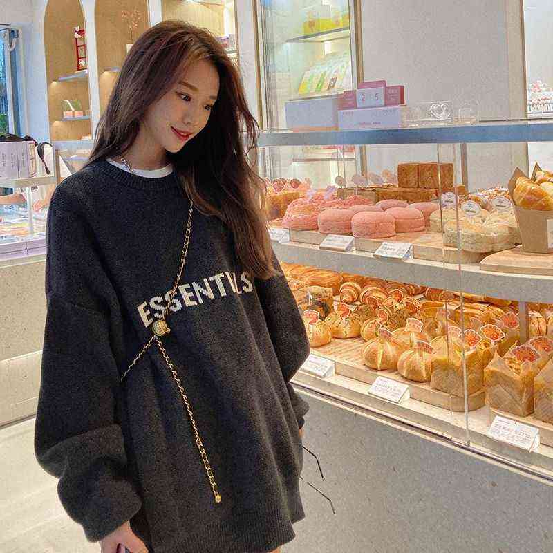 Designer Hooded Sweaters Feel of God Fog Double Thread Essentials Chest Letter High Street Loose Men's and Women's T-shirts Sweaters