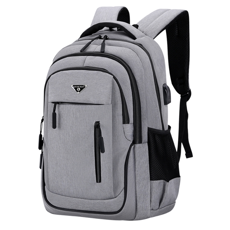 

Large Capacity Backpack Men Laptop Backpacks 15.6 Oxford Black Solid High School Bags Teen College Boy Gril Student Backpack8523 220512