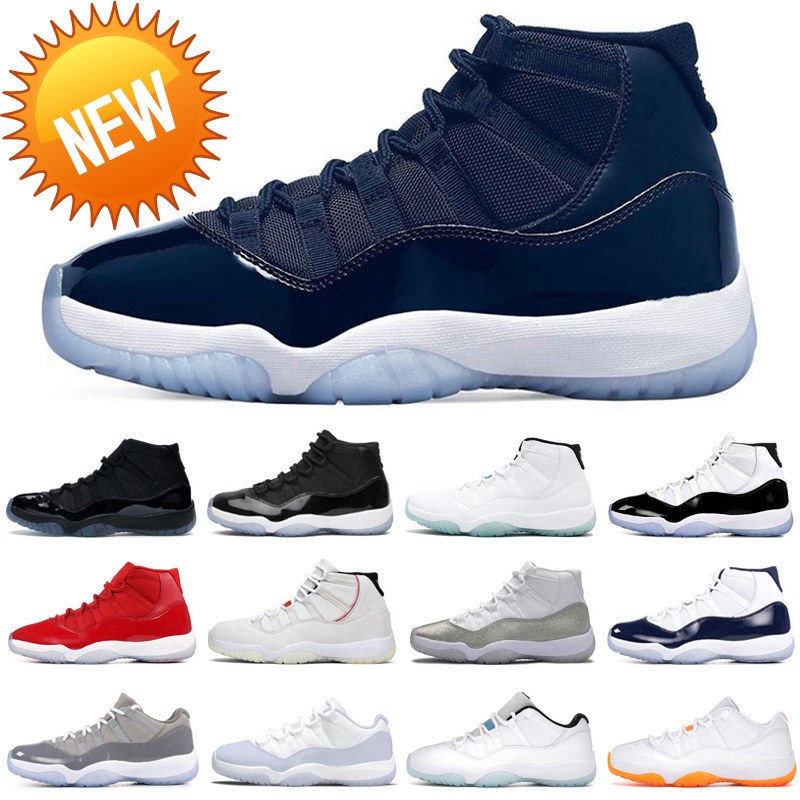 

Jumpman 11 11s Basketball Shoes Men Women Midnight Navy Cool Grey 25th Anniversary Bred Concord 45 Legend Blue Mens Trainers Sport Sneakers, #1