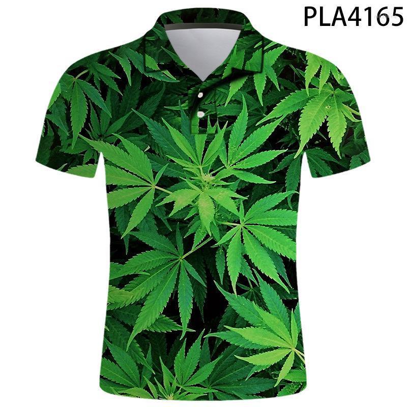 

Men's Polos Leaf 3D Printed Shirt Men Fashion Camisas Streetwear Casual Harajuku Hombres Short Sleeve Ropa De HombreMen's Men'sMen's Mild22, Pla4166