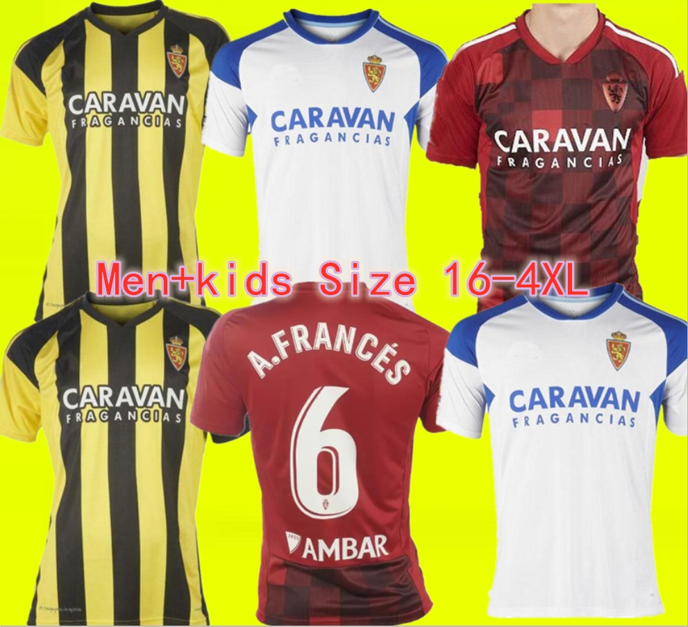 

2022 Real Zaragoza NarvAez Soccer Jerseys A.Frances 22 23 Ivan VADA Fran Gamez MoLLEJO Maillots De Foot Shirt JAVI ROS POMBO MIGUEL ALEJANDRO third Football Uniform, Home yellow