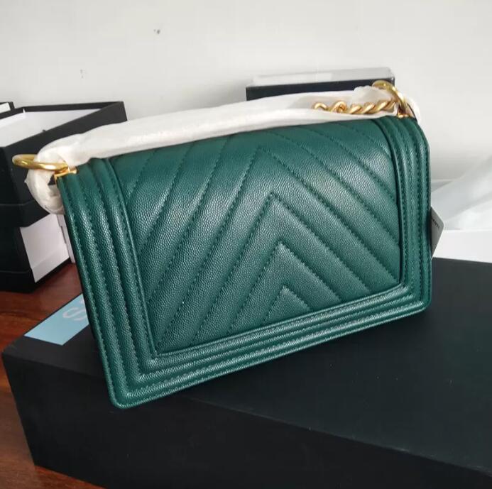 

TZ Classic Diamond Lattice/Chevron Line Caviar Bags V-stitch Quilted Flap Fashion Luxury Designer Pochette Calfskin Cowhide Crossbody Shoulder Handbags 25CM, Shipping