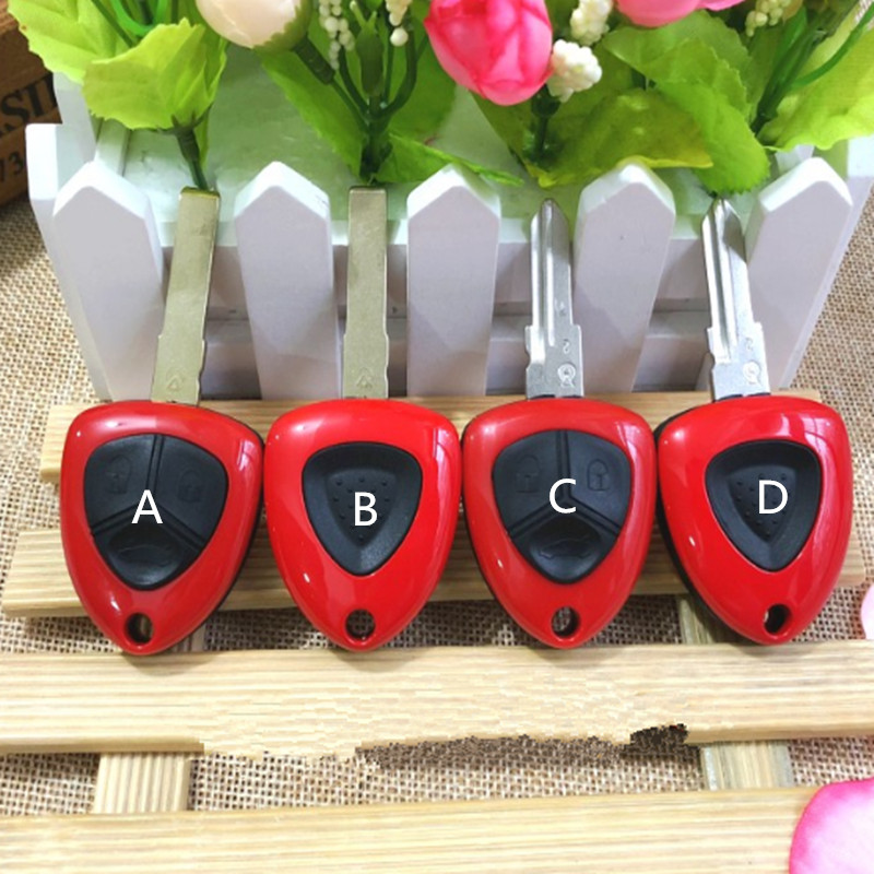 

Remote Car Key Shell 3 Buttons FOB for Ferrari 458 Italia FF California 599 GTB 2007-2014, Red