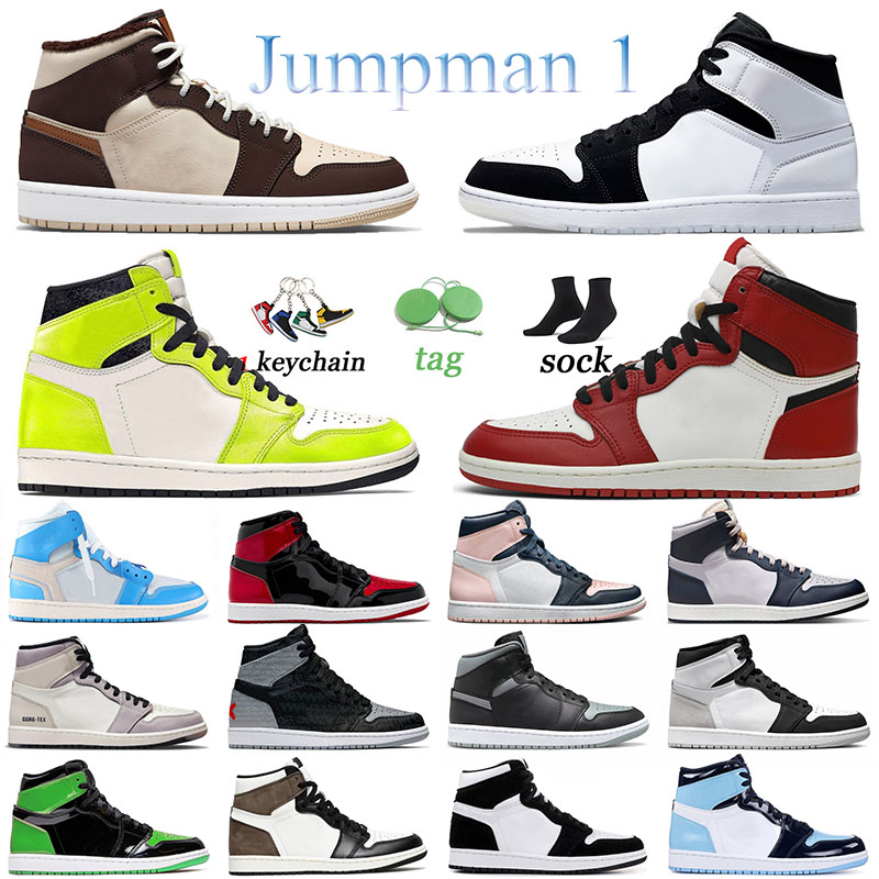

jumpman Fragment Orange basketball shoes 1 1s Mens Chicago Reimagined Shadow Bred Patent Sneakers Womens Cream Dark Chocolate Sports Stage Haze Trainers Element, 36-46 brotherhood