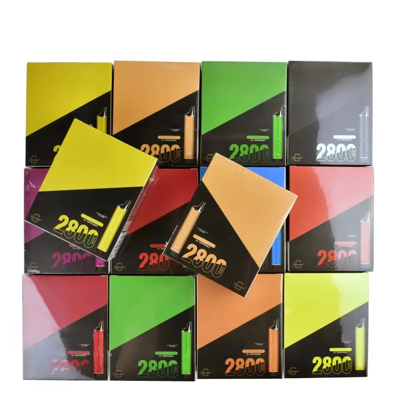 

Newest PUFF FLEX 2800 Puffs Disposable Bars Vape Pen 10ML Pods Cartridge Pre Filled e Cigs Vaporizers Portable Vapor Devcice