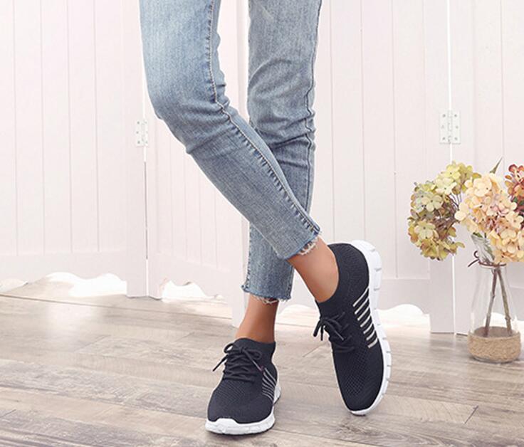 

12non Basketball Shoes Sneakesr ssWomen bBreathable Platform bButtom Casual Sneaker Tenisss, Indigo