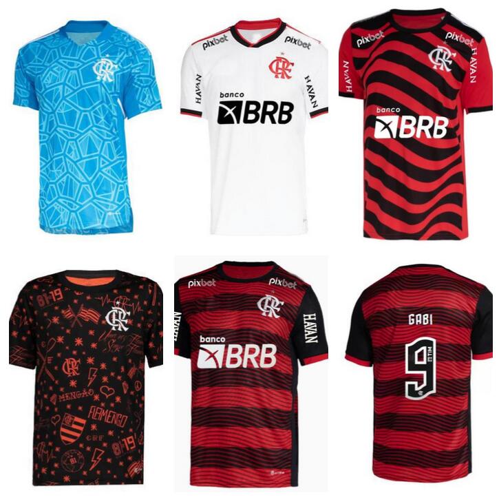 

Flamengo soccer jerseys 22 23 home away DIEGO E. RIBEIRO GABI football shirts PEDRO DE ARRASCAETA HENRIQUE DAVID LUIZ 2022 2023 men CAMISETAS DE FUTBOL goalkeeper