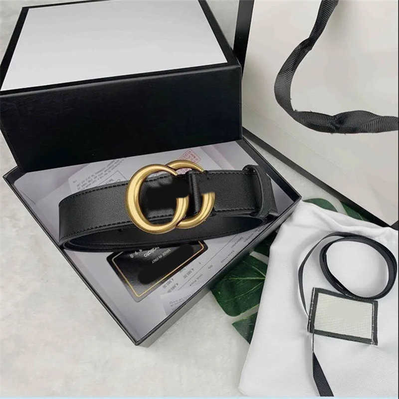 

belts for Designer men and women leather luxury letters bronze Buckle Black Classic versatile Korean youth pants belt net red belt of the, Gold