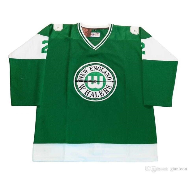

Thr custom hockey jersey size  S-XXXL 4XL XXXXL 5XL 6XL New England Whalers Customized Hockey Jersey WHA Hartford Whalers 1972-1973, As show