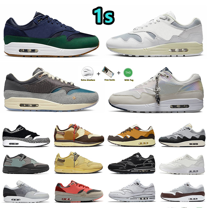

1s 87 Mens running Shoes Kasina Air Obsidian max Safari 1 Patta Evolution Of Icons Baroque Brown Concepts Blueprint Treeline men women trainers Sports sneakers, Pay for box