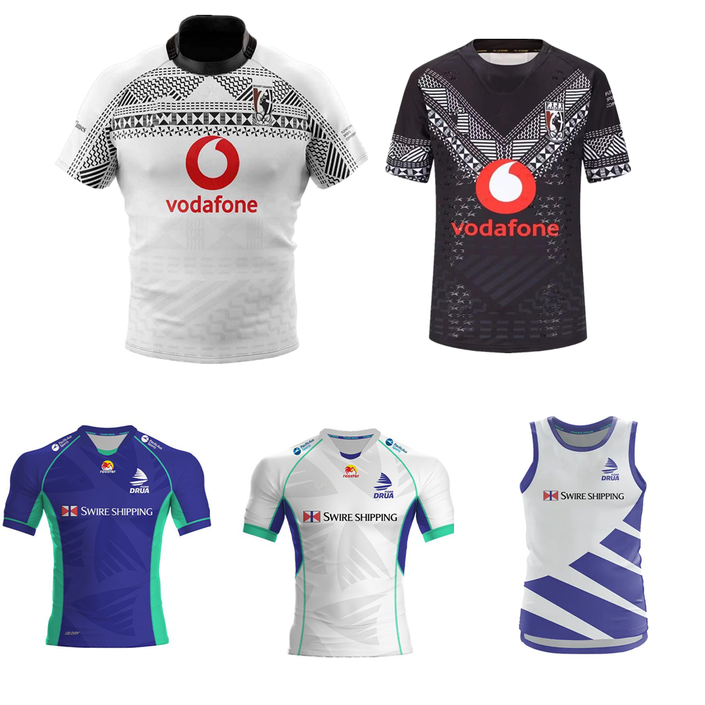 nouveau 2022 2023 fidji BATI DRUA maillot de rugby Sweat à capuche FLYING FIJIANS FIJI 7S Rugby shirt Alternate Shirt Maillots Vêtements d'entraî
