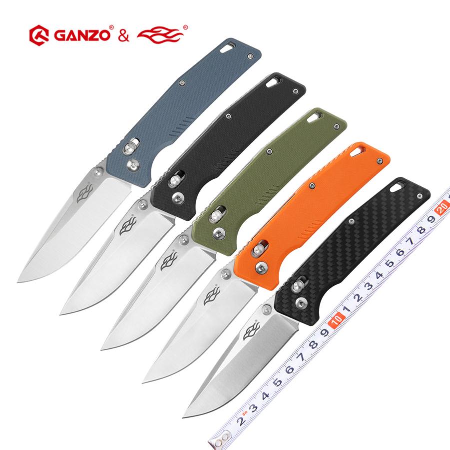 

Firebird Ganzo FB7601 58-60HRC 440C blade G10 or Carbon Fiber Handle Folding knife Survival Camping Pocket Knife tactical edc outd279D