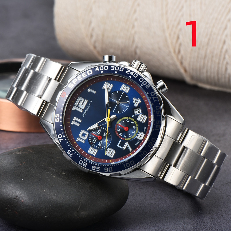 

WristWatches for Men 2022 New Mens Watches All Dial Work Quartz Watch High Quality Top Luxury Brand Chronograph Clock Steel And leather Belt Men Fashion TA