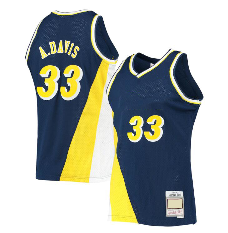 Maillot de basket-ball cousu Antonio Davis Mitchell Ness 1996-97 Maillots rétro Mesh Hardwoods Classics Hommes Femmes Jeunes S-6XL