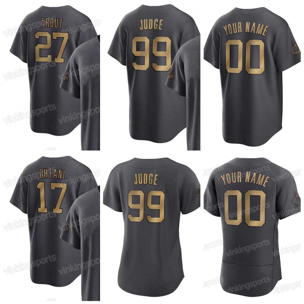

2022 American League All-Star Baseball Jersey Shohei Ohtani Tim Anderson Aaron Judge Jose Altuve Mike Trout Yordan Alvarez Yuli Gurriel George Springer Gerrit Cole, 2022 all mens coolbase