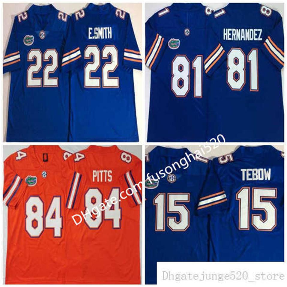 

NCAA Florida Gators Football Jersey 11 College Trask 81 Aaron Hernandez 15 Tim Tebow Emmitt Smith 84 Kyle Pitts187O