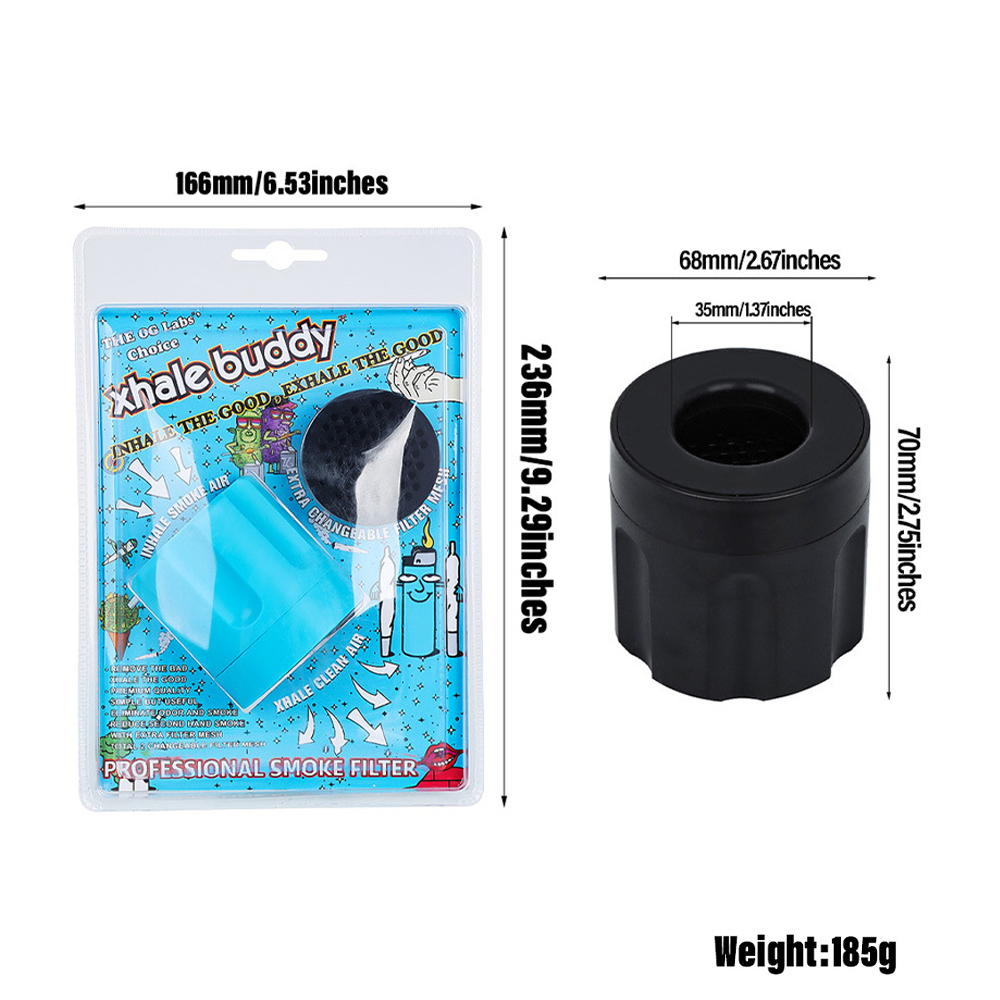 

Environment friendly bag Xhale buddy air purifier secondhand smoke air filter for E cigarette wax Smoking pipe dry herb vaporizer pen bang XXL disposable vape Pod