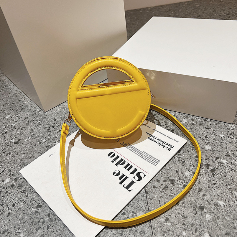 

Summer New lovely Portable Letter Shoulder Messenger Bag Macaron Small round Bag All-Match Fashion Foreign Trade Small Bags, As pic