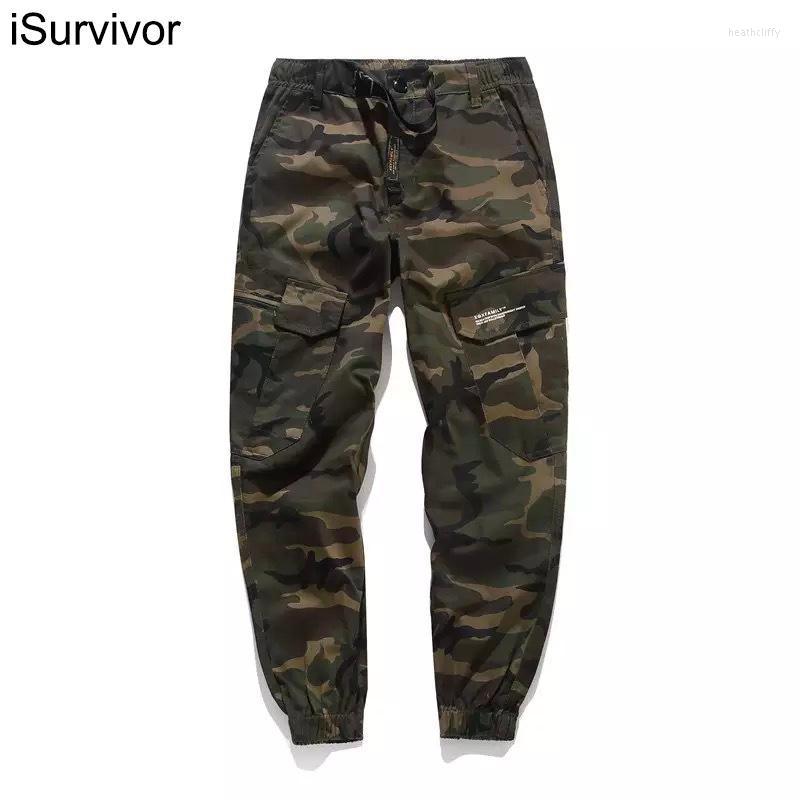 

Men's Jeans Fashion Classic Army Pants High Street Cotton Men Jogger Brand Designer Big Pocket Military Cargo JeansMen's Heat22, Black