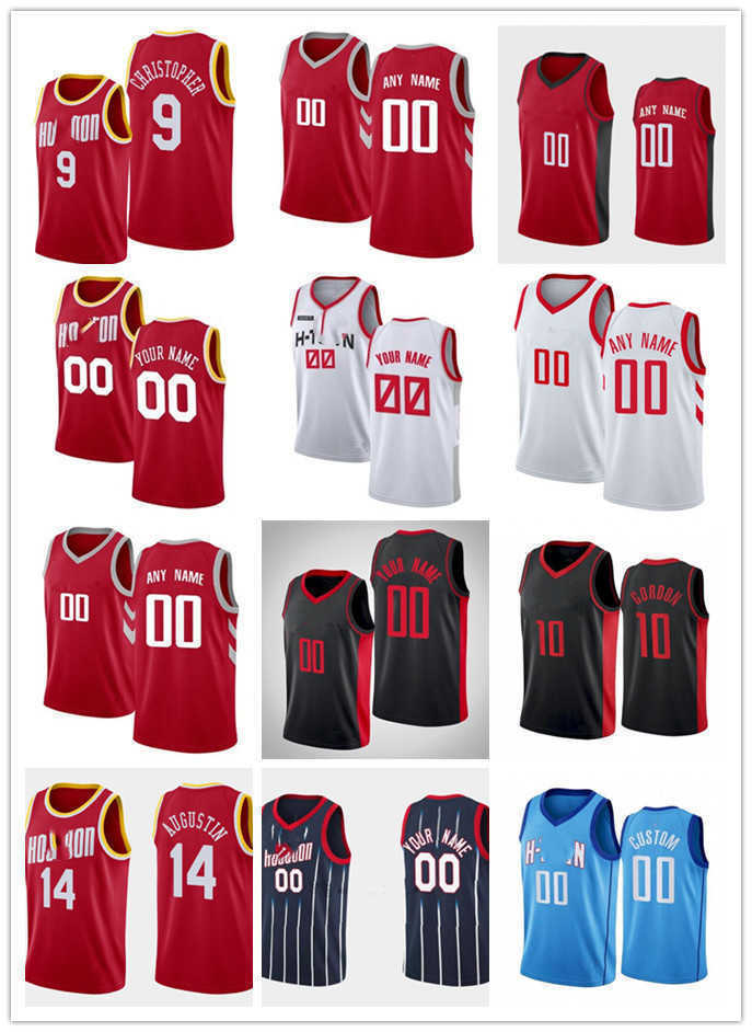 

75th Custom Mens Womens Houston''Rockets''Jersey 20 Bruno Fernando 15 Daishen Nix 9 Josh Christopher 3 Kevin Porter Jr. Basketball Jerseys, Color