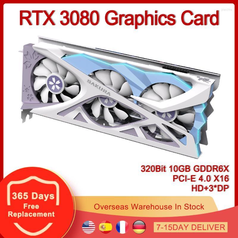 

Graphics Cards RTX 3080 Card PCI-E 4.0 X16 320Bit 10GB GDDR6X HD 3 DP Video For NVIDIA GeForce RTX3080 10G 320 BitGraphics
