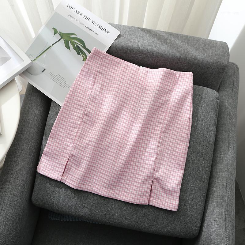 

Original Girls Soft Plaid Mini Skirts 2022 Vintage Ladies Elegant Slim Short Skirt Women High Waist Fashion Female Chic, Green1