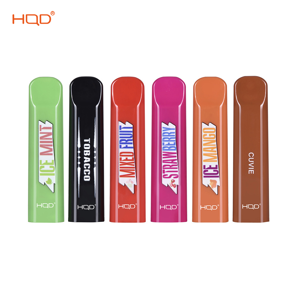 

Authentic HQD Cuvie Disposable Kit Electronic Cigarettes Vape Pen Device Pods 300 Puffs 280mAh Battery 1.25ml to AU & RU