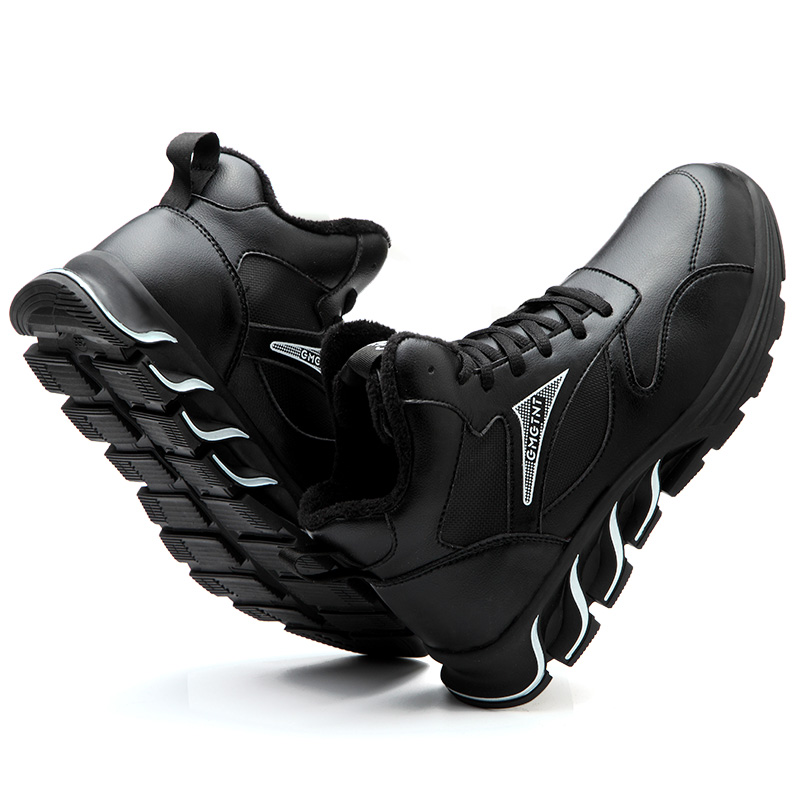 

Cotton Shoes Safety Shoes Labor Protection Shoes Low-top Safety Outdoor Sports Hiking Breathable Sneakers, 945