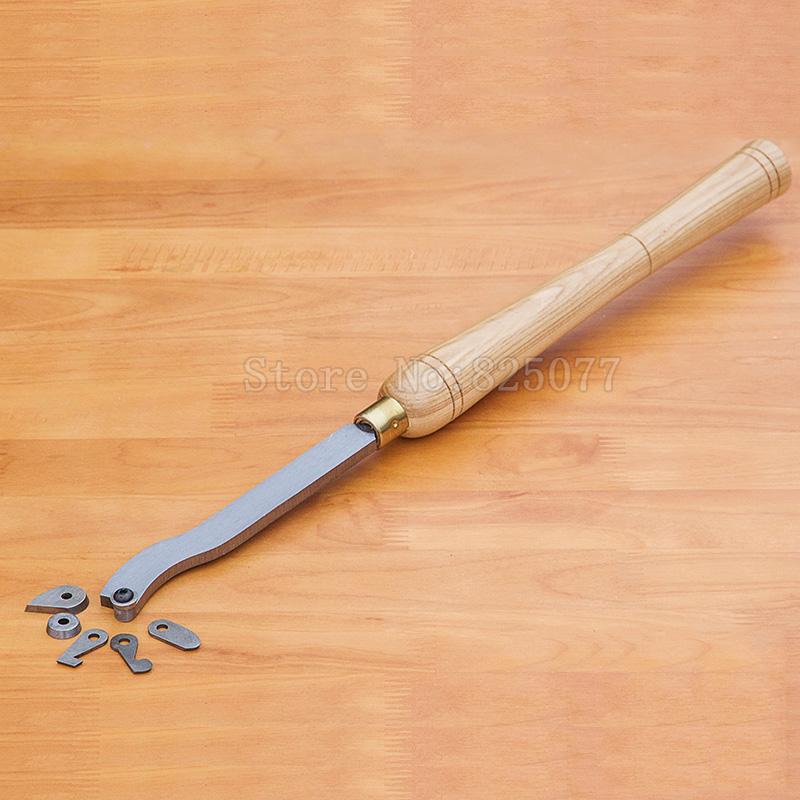 

Professional Hand Tool Sets High Speed Steel Interchangable HSS Cutter Hollow Woodturning Gouge JF1615Professional