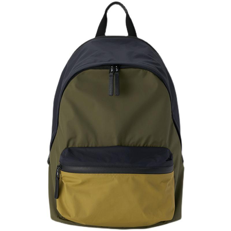 

Backpack Backpacks Classic Women Men Waterproof Nylon Student School Bag Unisex Harajuku Chic Zipper Travel Knapsack High Street, Black