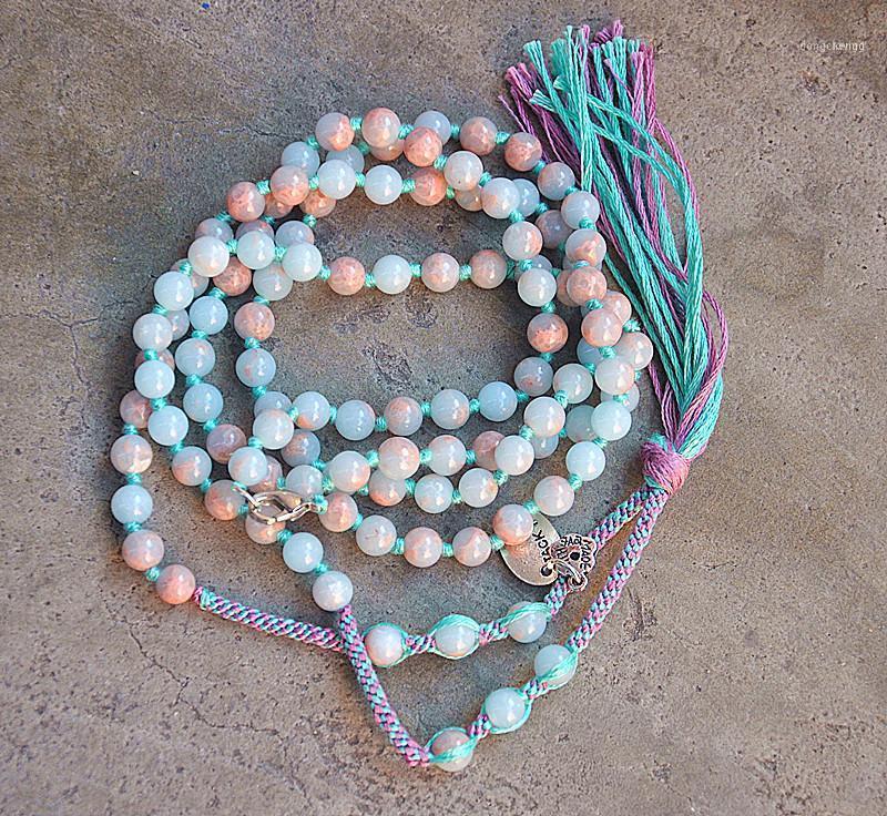 

Natural Long Tassel Beads Necklace Luxury Handmade Beaded Bohemia Women Chains