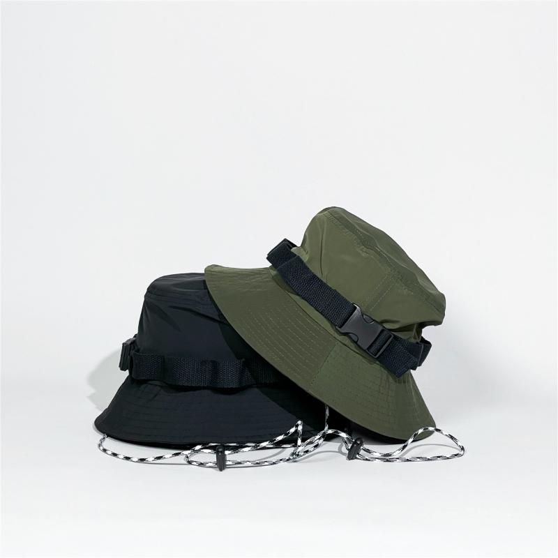 

Berets INS Bonnet Waterproof Mujer Fisherman Mushroom Hat For Women Men Desingner Bucket Sombrero Pescador Fishing CapsBerets, Black