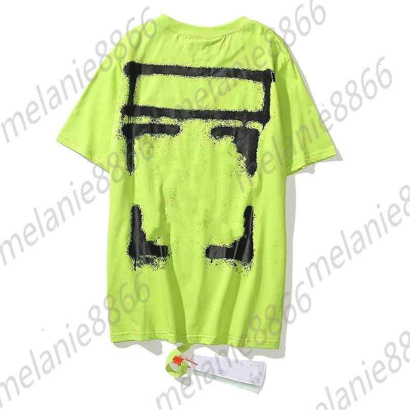 

Offs Men' t Shirts High Quality 2022 Off Women' and Fashion Br New Graffiti Arrow Leisure Cotton T-shirt for Men Women, 24