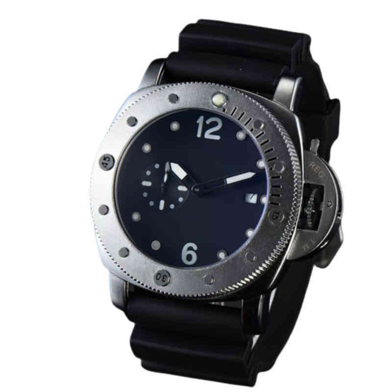 

Wristwatches 2022 Men Quartz Wristwatch Top Pam Luxury Brand Silicone Band Roman Dial Rotating Case Sport Watch Male Relogio Masculino Clock 220419, Style 3