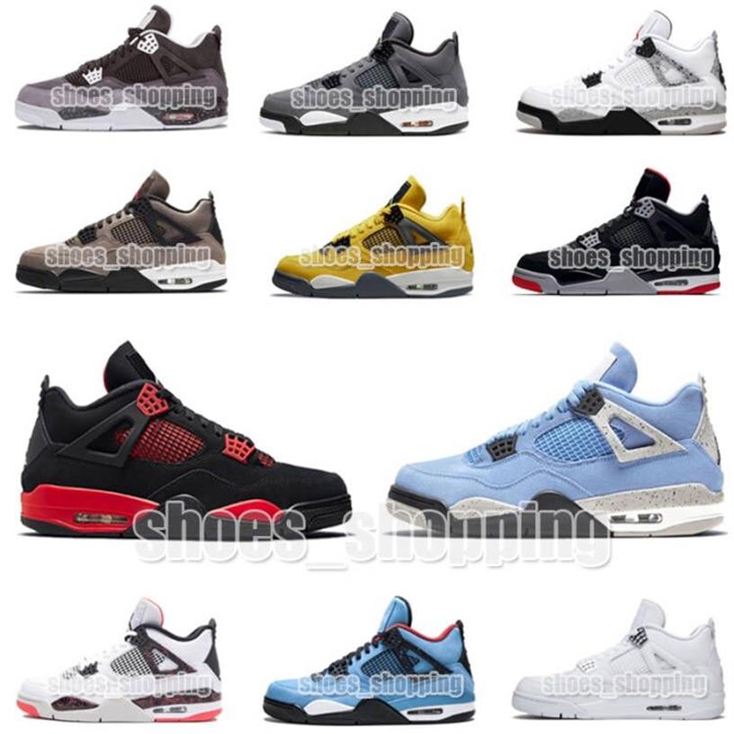 

Jumpman 4s Basketball Designer Shoe Jorda Jordam Jorden Jordens 4 men women sneakers black cat shimmer infrared white oreo pur met172S