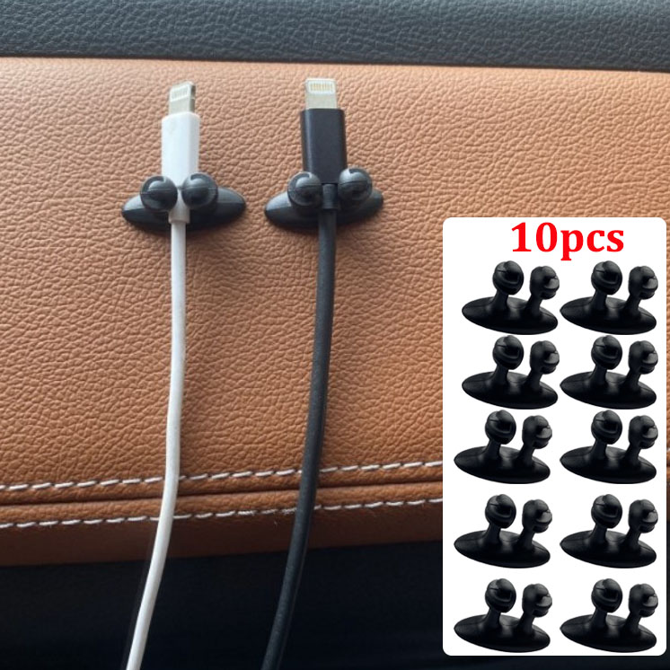 

Car Dashboard Mobile Phone Cable Manager Charger Cable Line Organizer Clasp Clamp Auto Interior Accessories