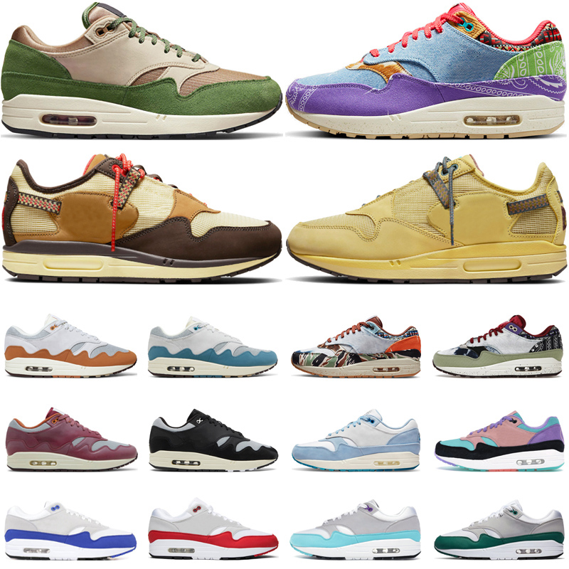 

Newest 1 87 running shoes men women Baroque Brown Saturn Gold Heavy Monarch Blueprint White Black Bred mens trainers sport sneakers size 36-45, #8