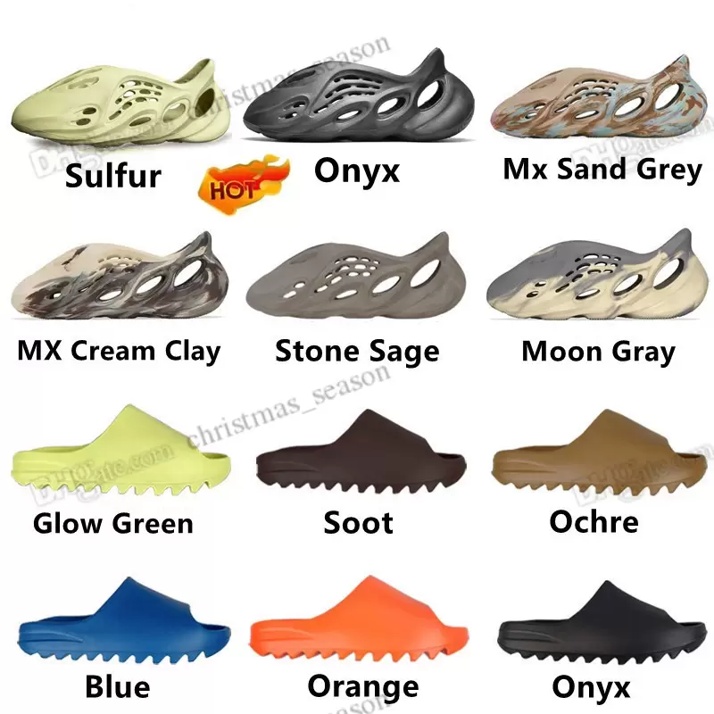 

designer men woman slipper slider Sulfur Bone White Clog Resin desert sand Pure Foam Onyx Ochre Stone Sage runner slipp qQK''YEZZIES''Kanyes, 6 bone
