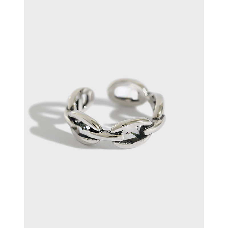 S925 Sterling Silver Opening Band Rings-image-788409261