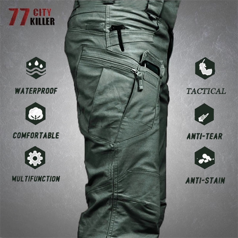 Tactical Cargo Pants Men Outdoor Waterproof SWAT Combat Military Camouflage Trousers Casual Multi Pocket Pants Male Work Joggers 220408-image-760109093