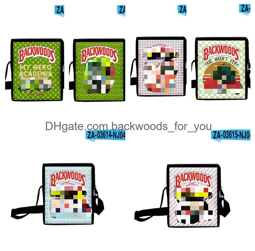 

Outdoor Bags 1pc Backwoods Cookie Cigar Backpack Backwood Print Laptop Shoder School Bag Travel For Boys Men Hiking 18esp, Customize
