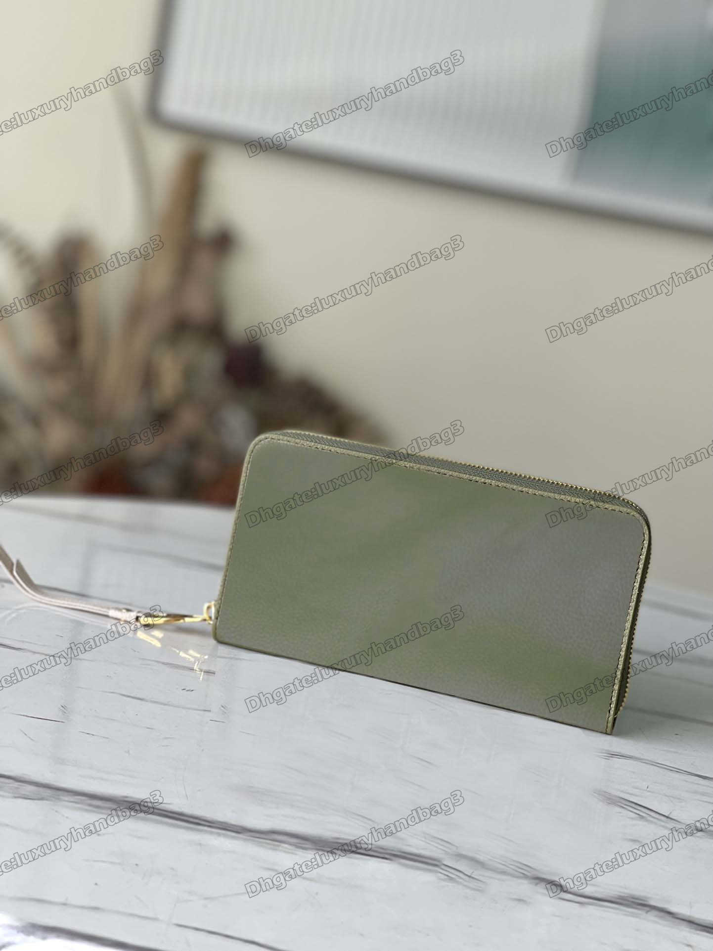 

M81279 Zippy Wallet Clutch Bag Spring in the City Tricolor Embossed Monograms Empreinte Grained Leather Designers Luxurys Coin Purse