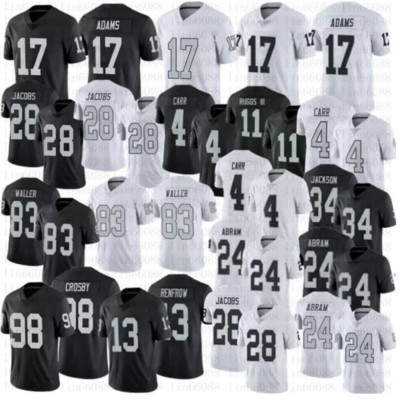 

Custom Las Vegas''Raiders''17 Davante Adams Jersey Derek Carr Maxx Crosby Hunter Renfrow Josh Jacobs Darren Waller team Football Jerseys, As photo